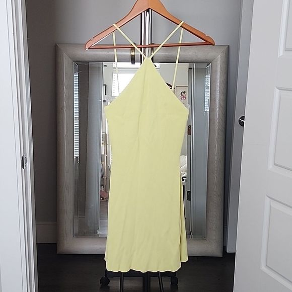 Zara Mini Yellow Dress size M - Picture 2 of 6